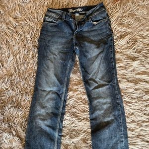 Straight leg wrangler jeans
